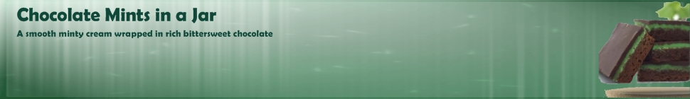 Chocolate Mints In a Jar header image 1