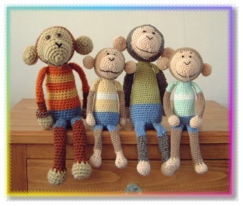 crochet monkey