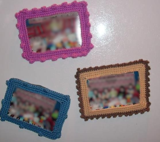 Crochet Magnet Photo Frames