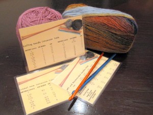 Reference Card Knitters Crochet