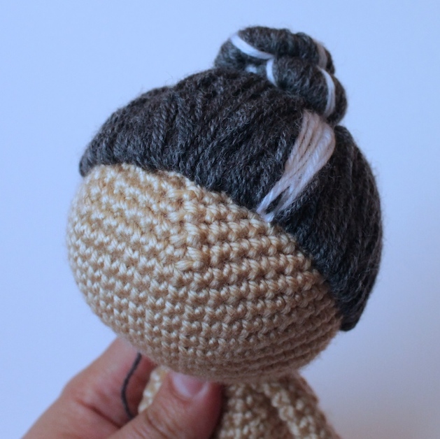 How to make crochet doll hair [tutorial] – The C Side