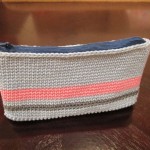 Zipper Added to Crochet Pouch